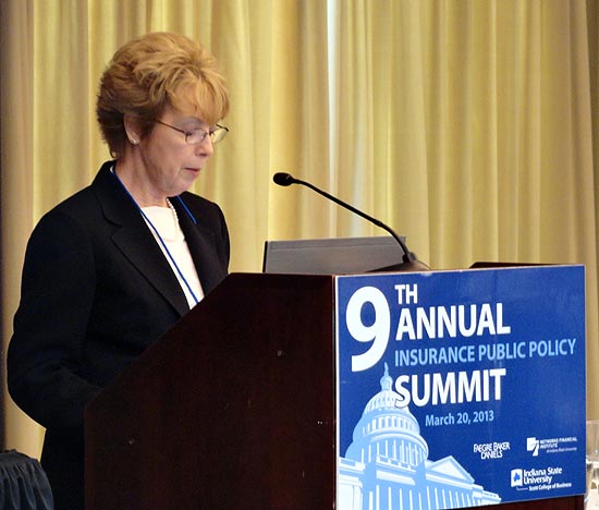 Elizabeth Sammis at 2013 9th Annual NFI Insurance Summit