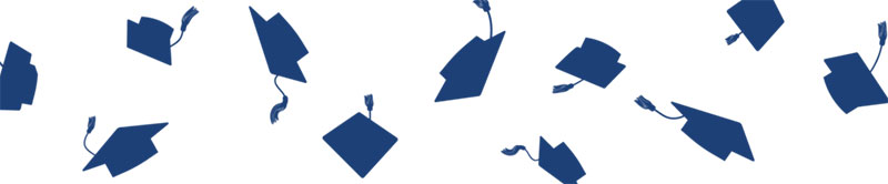 graduation mortarboards