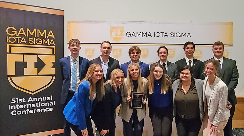 The AlphaEpsilon chapter of Gamma Iota Sigma