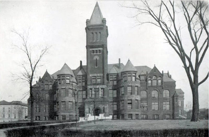 Old Main, Indiana State Normal School, 1917