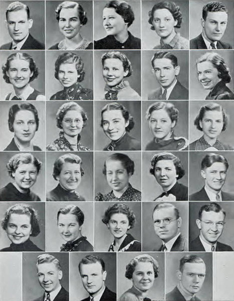 Pi Omega Pi, Chi Chapter, 1937