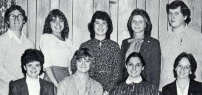 Pi Omega Pi, Chi Chapter, 1983