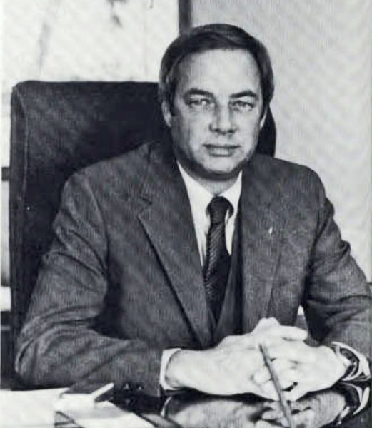 Edward Goebel, dean 1974 - 1989