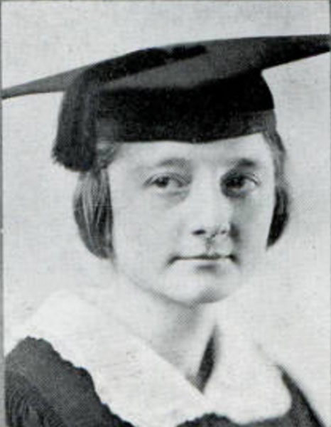 Erma Ruth Mewhinney, 1921