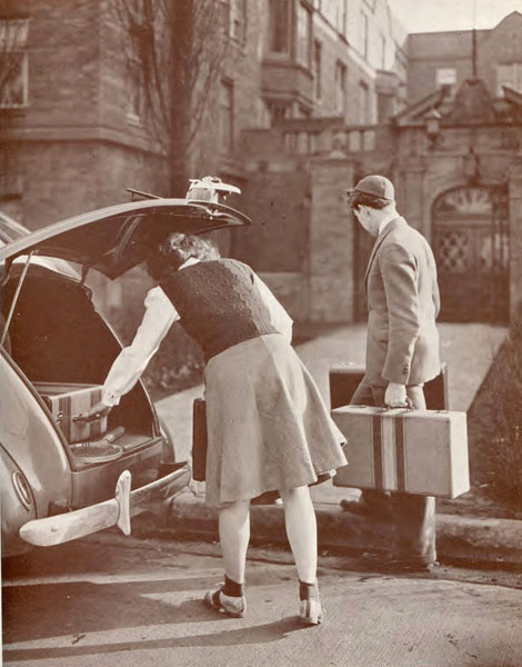 Moving in, 1941