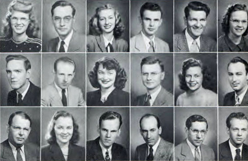 Pi Omega Pi, Chi Chapter, 1948