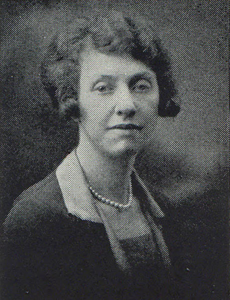 Helen Wood, instructor in commerce, 1929