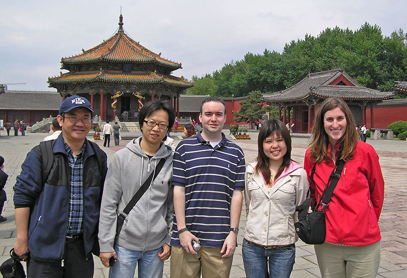 MBA students at the Imperial Palace, China