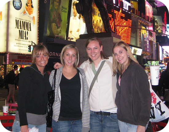 Scholars in Times Square, NYC