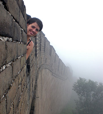 Erin Braun on The Great Wall, China