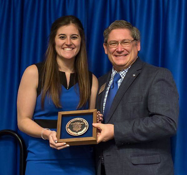 Allison Crick receives Hines Medal