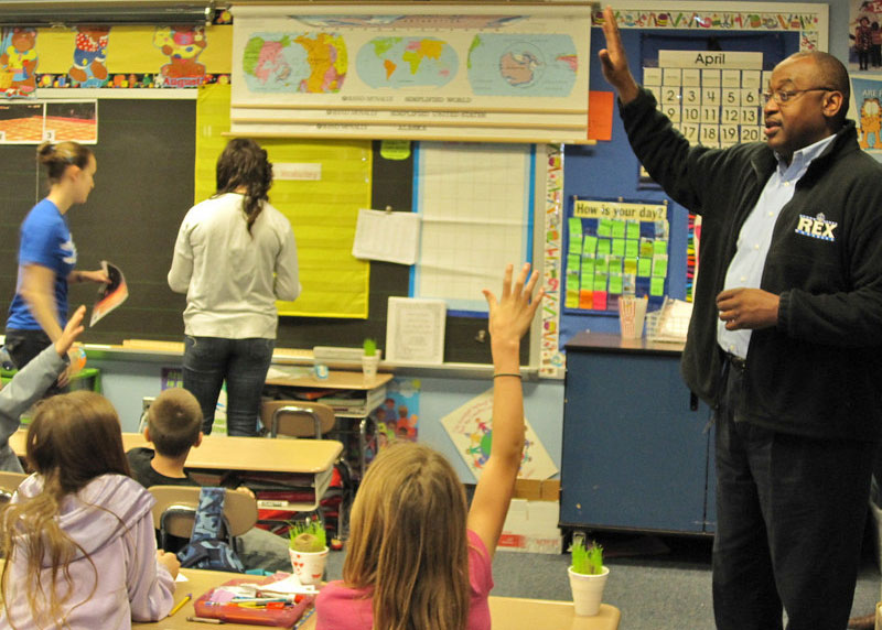 Roland Shelton at DeVaney Elementary School