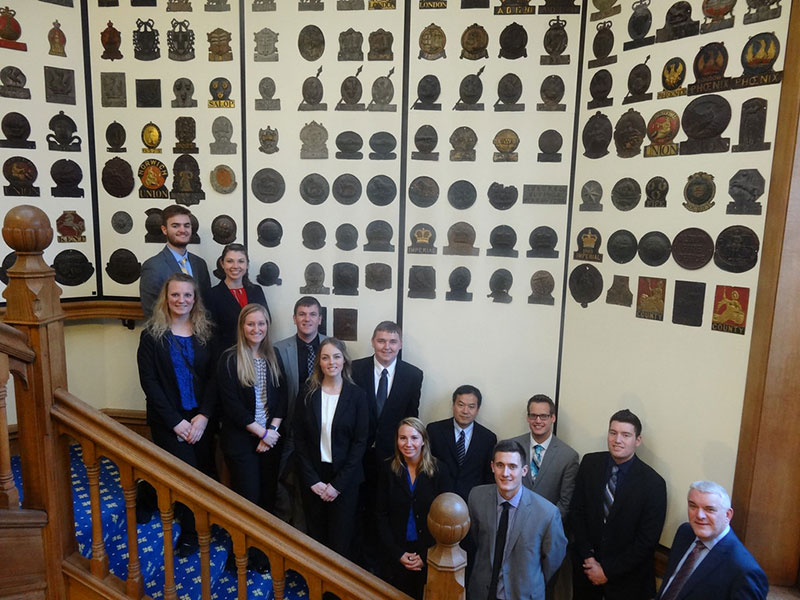 Insurance students at the Chartered Insurance Institute, London